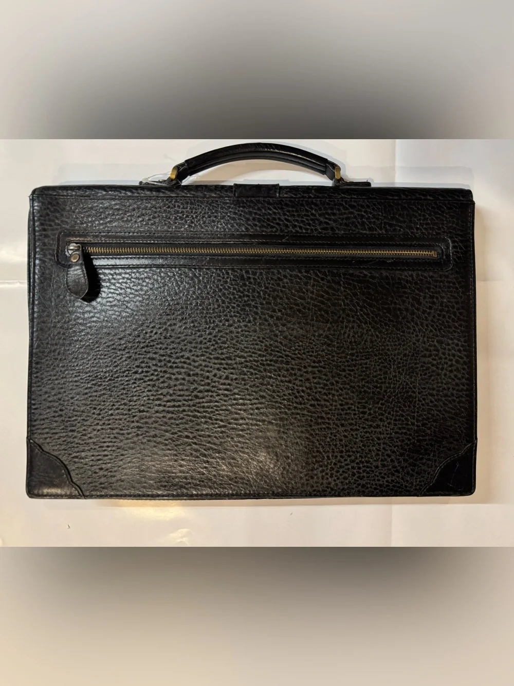 Burberry Black Leather Briefcase